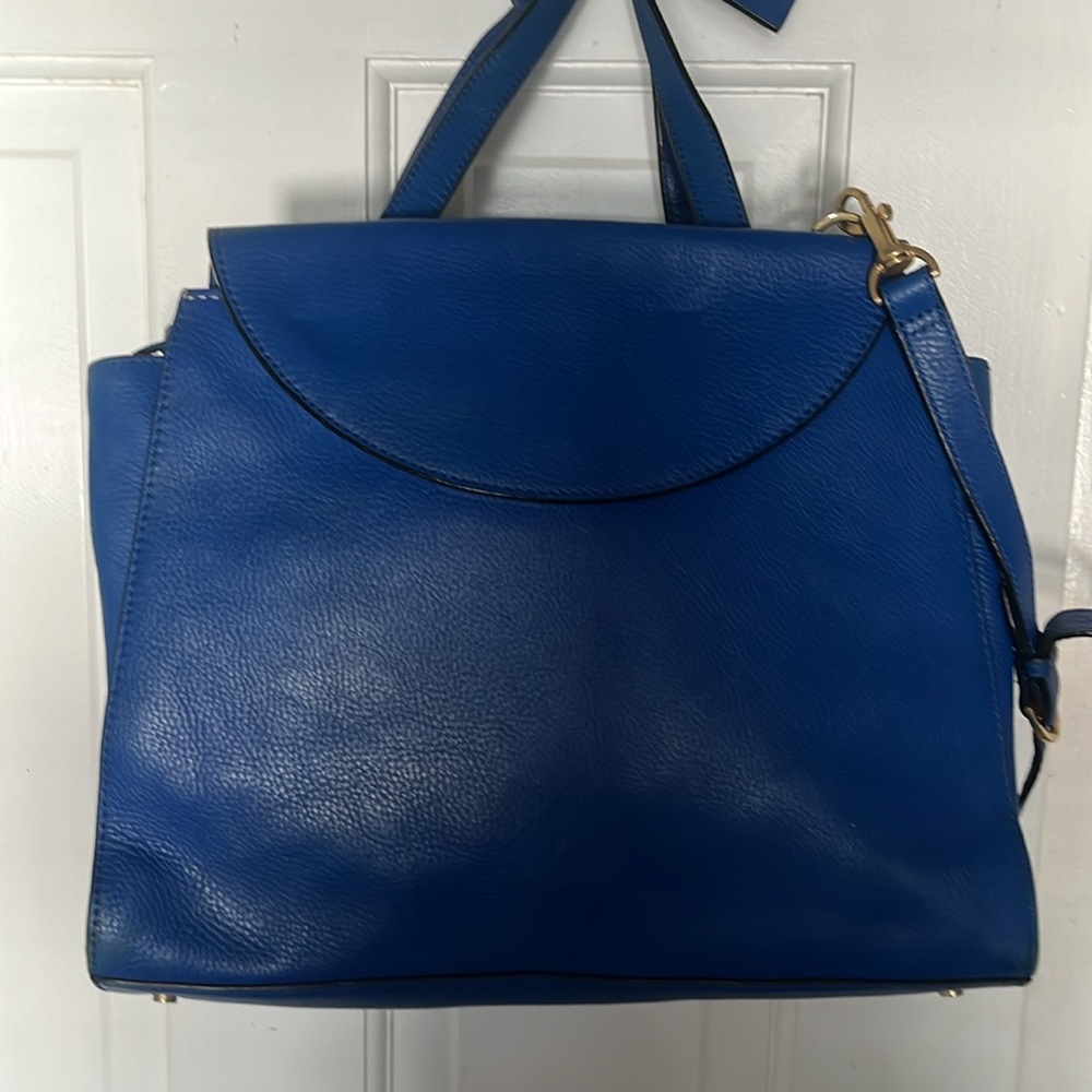 kate spade Cobalt Blue Leather Satchel - Picture 4 of 13